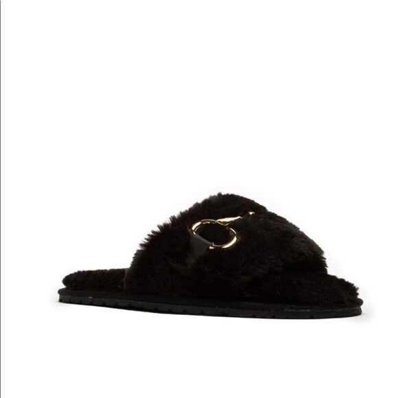 Faux Fur Slides - Picture 7 of 8